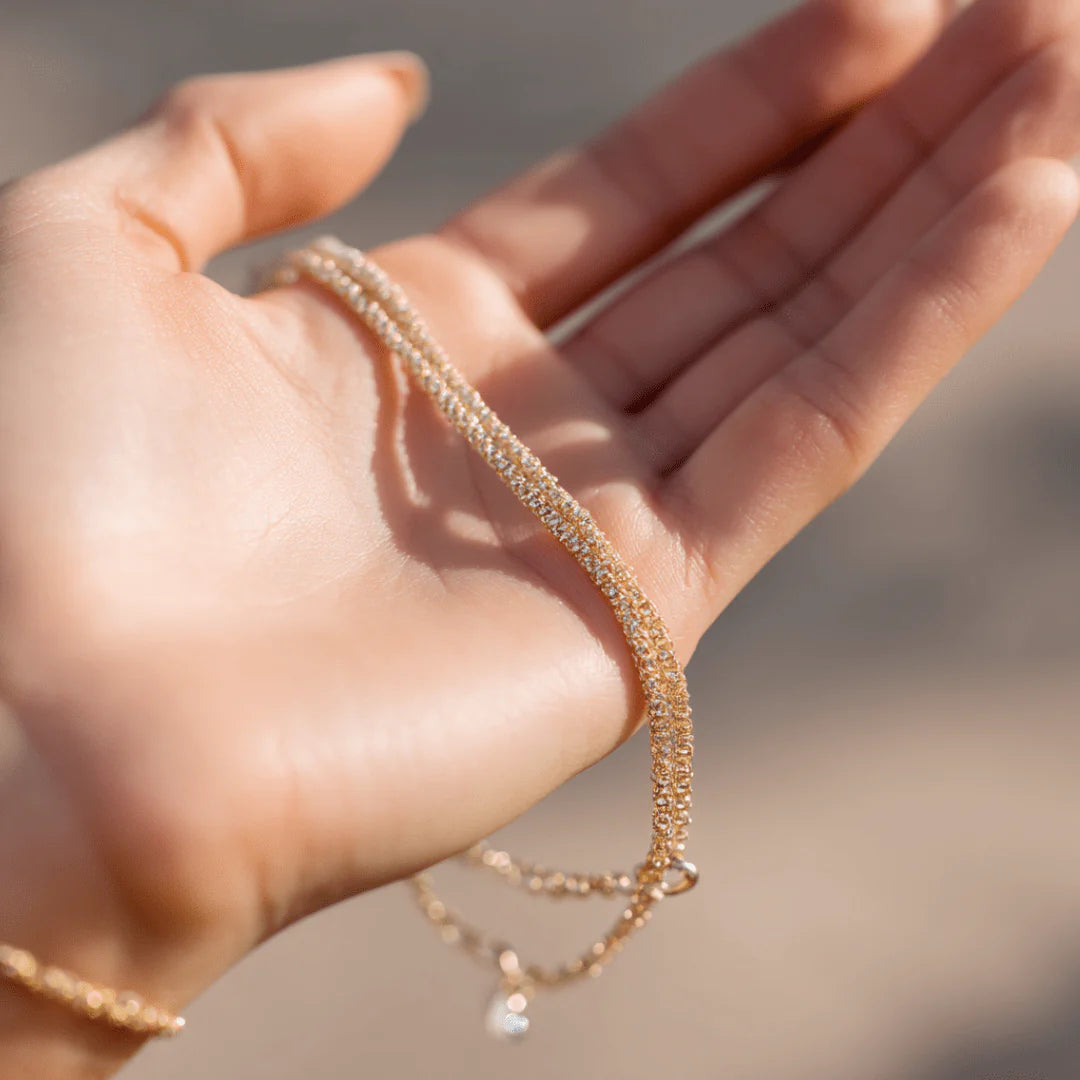 Vocalmy | Dainty Drip Anklet